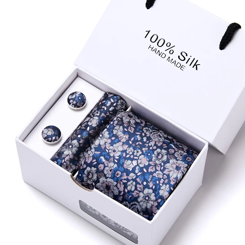 Nice Handmade Fashion Brand Brand Luxurious 7.5 cm Tie Hanky Cufflink Set Tie Necktie Box Purple Gift for Boyfriend Office
Nice Handmade Fashion Brand Brand Luxurious 7.5 cm Tie Hanky Cufflink Set Tie Necktie Box Purple Gift for Boyfriend Office