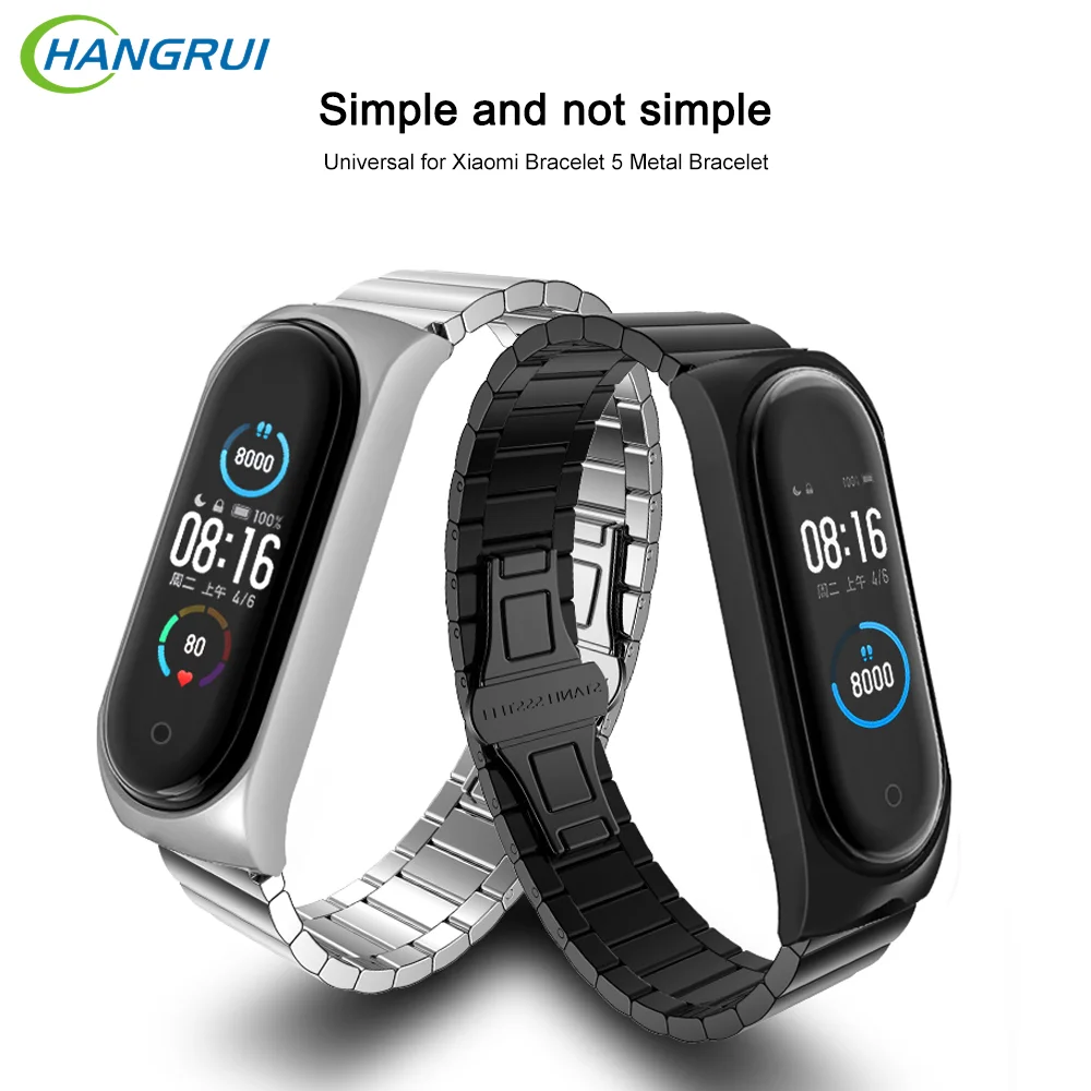 Hangrui Metal Wristbands for Mi Band 5 6 Strap Bracelet Replacement Wrist for Xiaomi Miband 5 6 Same As Mechanical Watch
Hangrui Metal Wristbands for Mi Band 5 6 Strap Bracelet Replacement Wrist for Xiaomi Miband 5 6 Same As Mechanical Watch