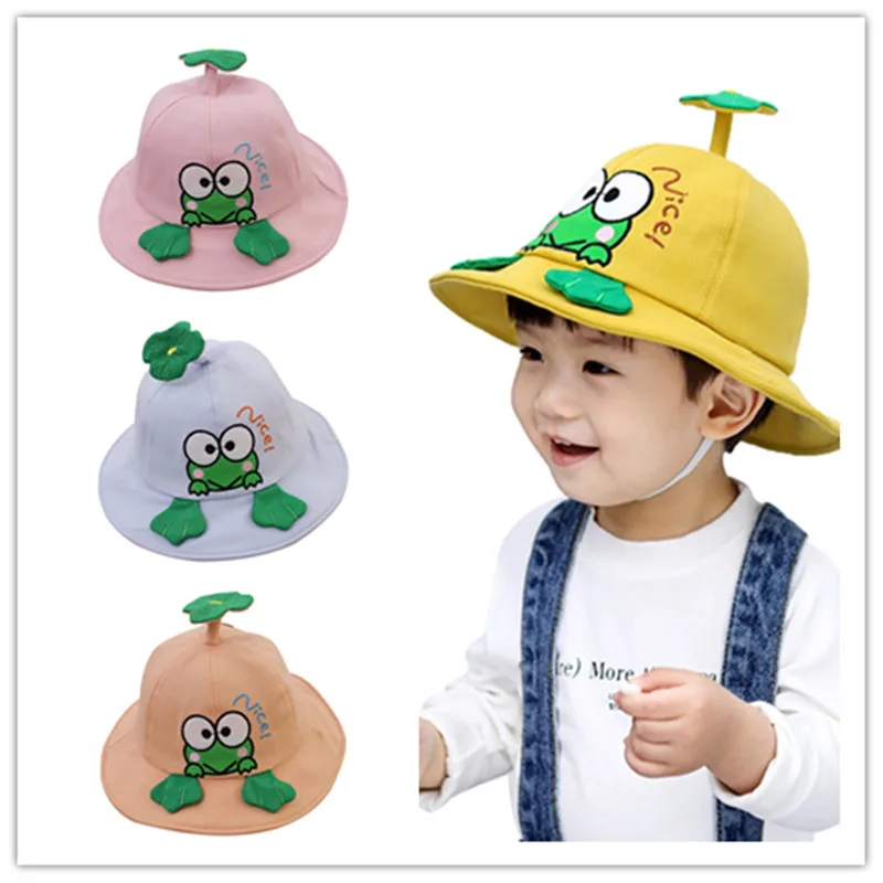 1-3 Years Old Baby Fisherman Cap Children's Cotton Cartoon Frog Dome Sun Protection Bucket Hat
1-3 Years Old Baby Fisherman Cap Children's Cotton Cartoon Frog Dome Sun Protection Bucket Hat
