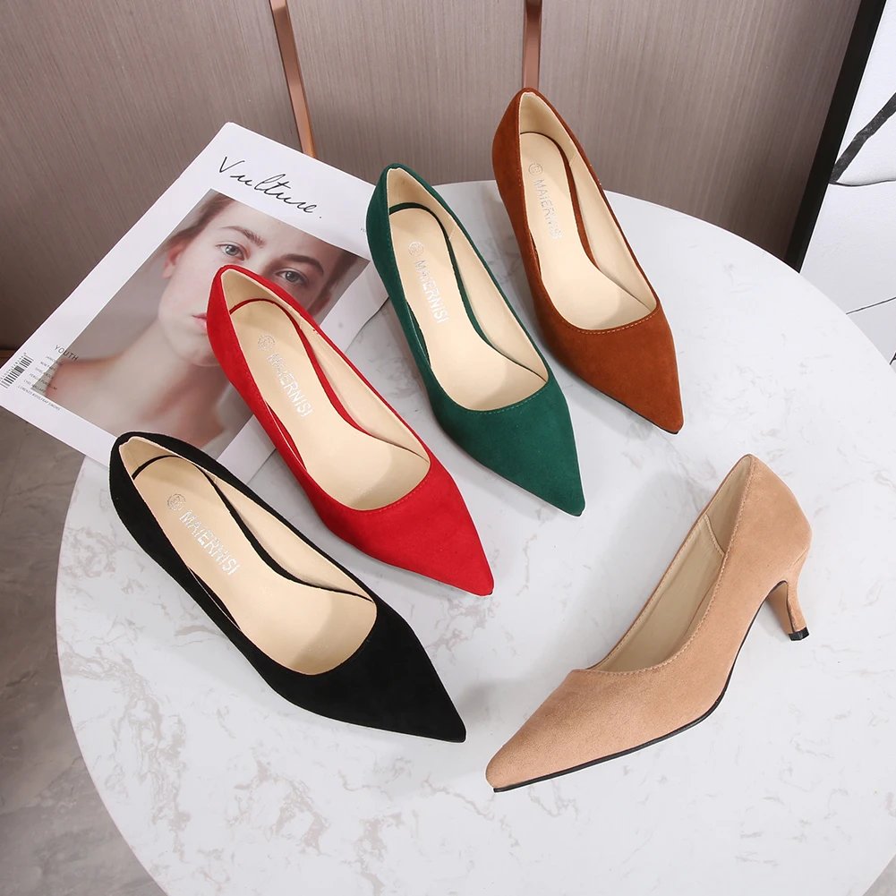 Fashion Designer Flock Women's Pumps Red High Heels Sexy Shoes Ladies Office Wedding Heels Shoes For Women
Fashion Designer Flock Women's Pumps Red High Heels Sexy Shoes Ladies Office Wedding Heels Shoes For Women