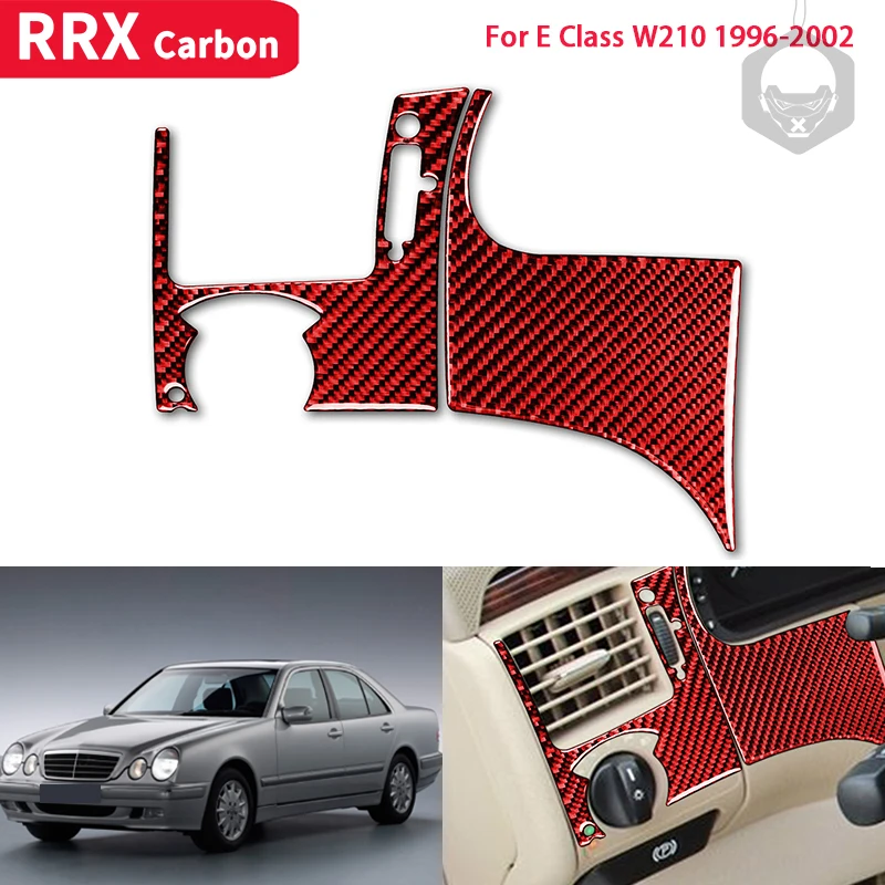 Car Sticker Headlight Switch Driver's Side Air Outlet Decor Cover Trim Carbon Fiber for Mercedes Benz W210 E-Class 1996-2002 Red
Car Sticker Headlight Switch Driver's Side Air Outlet Decor Cover Trim Carbon Fiber for Mercedes Benz W210 E-Class 1996-2002 Red