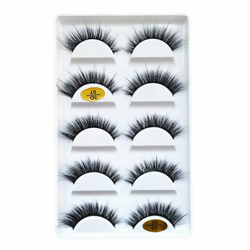 5 Pairs Handmade Faux Mink Hair False Eyelashes Long Criss-cross Fluffies Thick Lashes Extension Natural Eye Makeup Tools
5 Pairs Handmade Faux Mink Hair False Eyelashes Long Criss-cross Fluffies Thick Lashes Extension Natural Eye Makeup Tools