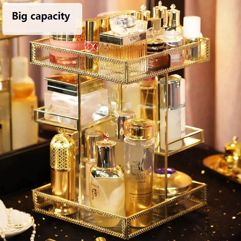 Iron Art Nordic Style Whirling Rack Lipstick Perfume Cosmetic Skin Care Product Storage Rack Finishing Table Rack
Iron Art Nordic Style Whirling Rack Lipstick Perfume Cosmetic Skin Care Product Storage Rack Finishing Table Rack