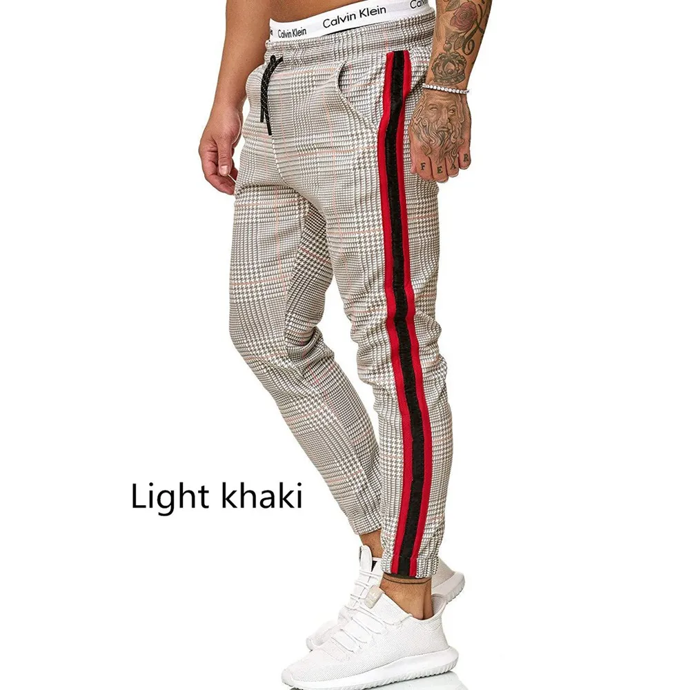 2021Hot Men Slim Plaid Pants FitElastic Waist Midwaist Trousers Classic Vintage Men Business Casual Pencil Pants Formal Trouser
2021Hot Men Slim Plaid Pants FitElastic Waist Midwaist Trousers Classic Vintage Men Business Casual Pencil Pants Formal Trouser