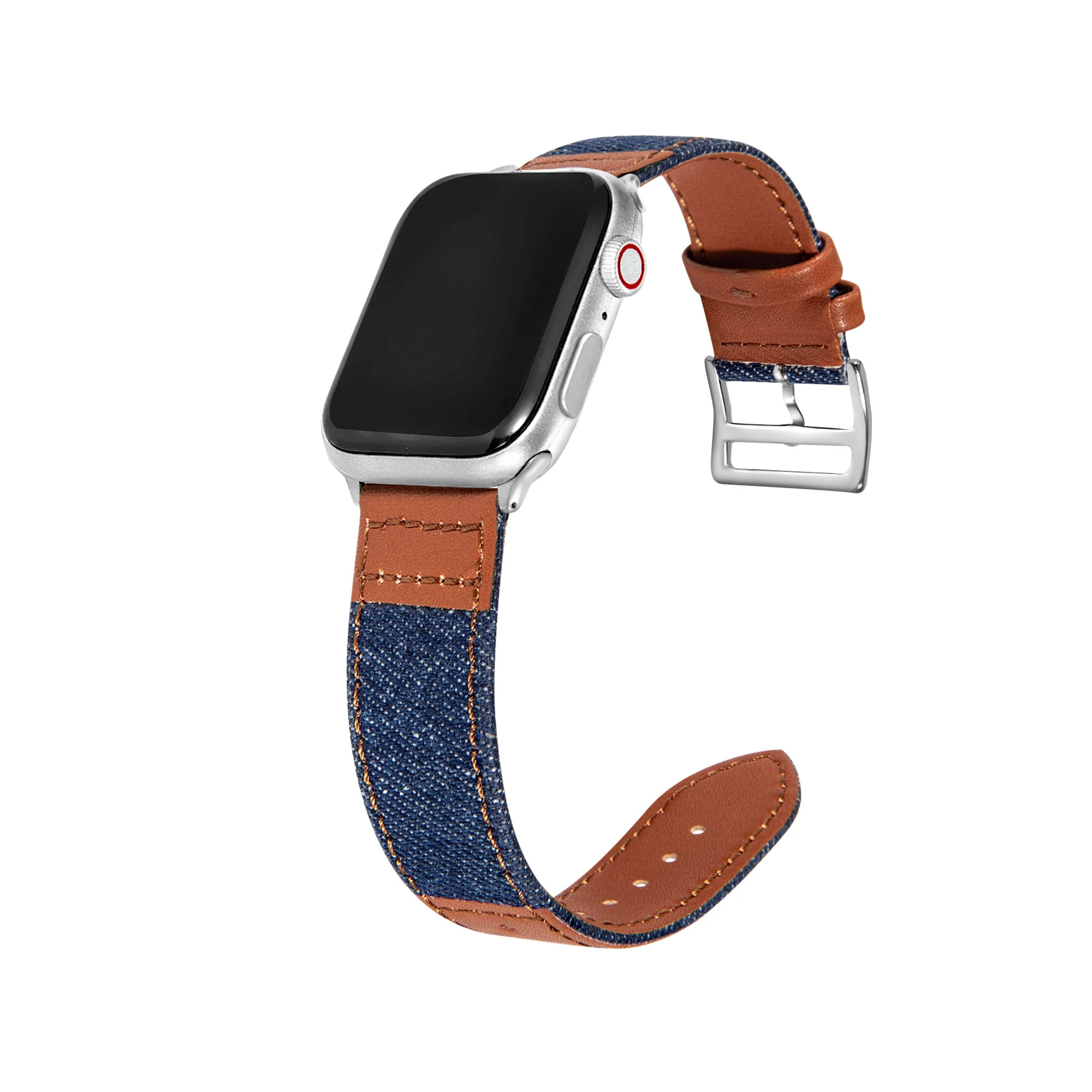 Ремешок из джинсовой кожи для apple watch band 42 мм 40 кожаный браслет iwatch 38 44 series 4 3 2 1 |