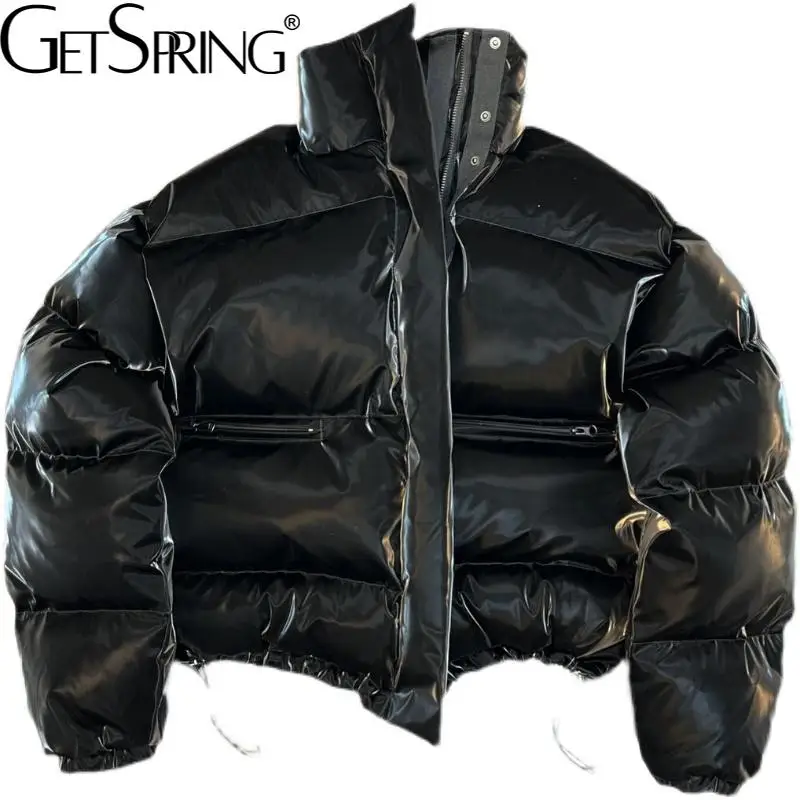 Getspring Women Parka Drawstring Short Winter Jackets And Coats All Match Warm Lining Black Blue Fashion Parka Coats 2022 New
Getspring Women Parka Drawstring Short Winter Jackets And Coats All Match Warm Lining Black Blue Fashion Parka Coats 2022 New