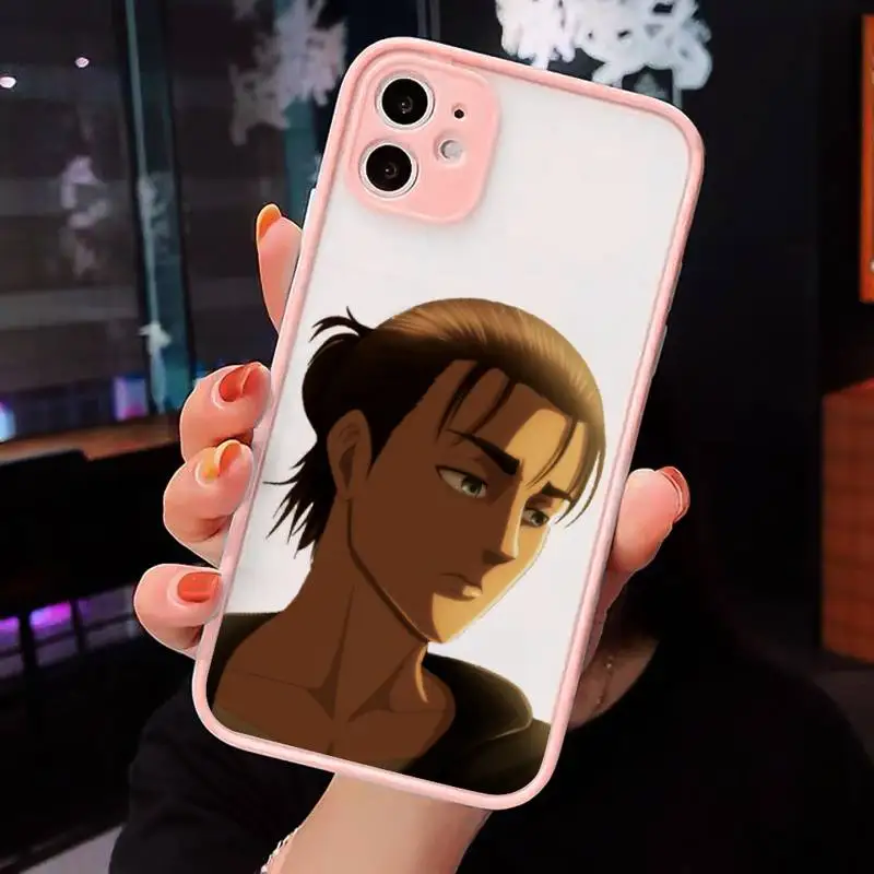 Attack on Titan Eren Jaeger manga Phone Case For iPhone 12 11 Mini Pro XR XS Max 7 8 Plus X Matte transparent Pink Back Cover
Attack on Titan Eren Jaeger manga Phone Case For iPhone 12 11 Mini Pro XR XS Max 7 8 Plus X Matte transparent Pink Back Cover