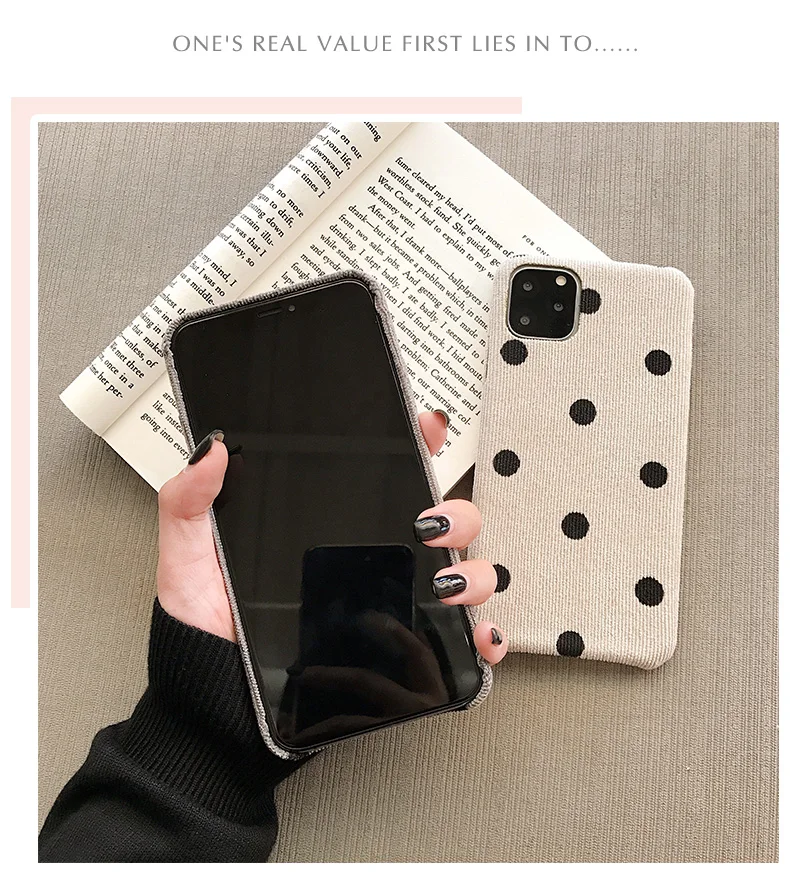Retro Winter Corduroy Cloth Wave Point Warm Case for IPhone 11 Pro Max Soft PU Cover For IPhone 11 Pro Max Case
Retro Winter Corduroy Cloth Wave Point Warm Case for IPhone 11 Pro Max Soft PU Cover For IPhone 11 Pro Max Case