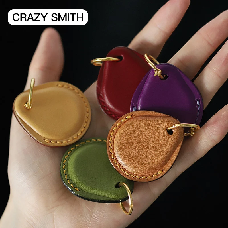 Crazy Smith Handmade Access Control Card Leather Cover Vegetable Tanned Leather Key Case Colorful Keychain Pendant Key Ring
Crazy Smith Handmade Access Control Card Leather Cover Vegetable Tanned Leather Key Case Colorful Keychain Pendant Key Ring