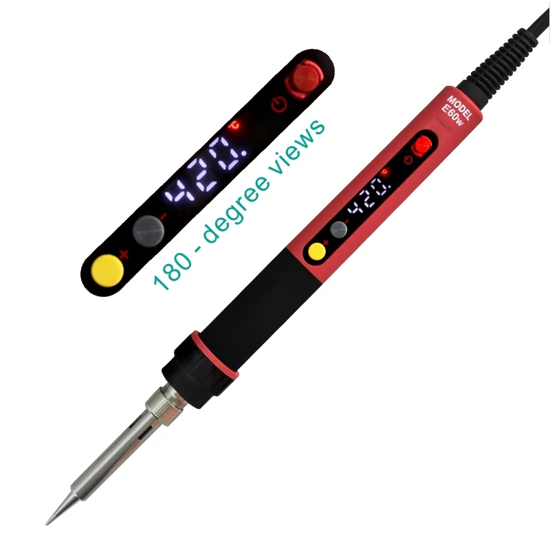 E60W Electric Soldering Iron Digital Adjustable Thermostat Hand Tools Welding Station
E60W Electric Soldering Iron Digital Adjustable Thermostat Hand Tools Welding Station