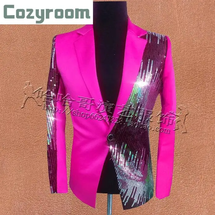Men Fashion Casual Slim Blazers 2021 Spring New Korean Men's gradient multicolor sequins bar suit male singer DS stage jackets
Men Fashion Casual Slim Blazers 2021 Spring New Korean Men's gradient multicolor sequins bar suit male singer DS stage jackets