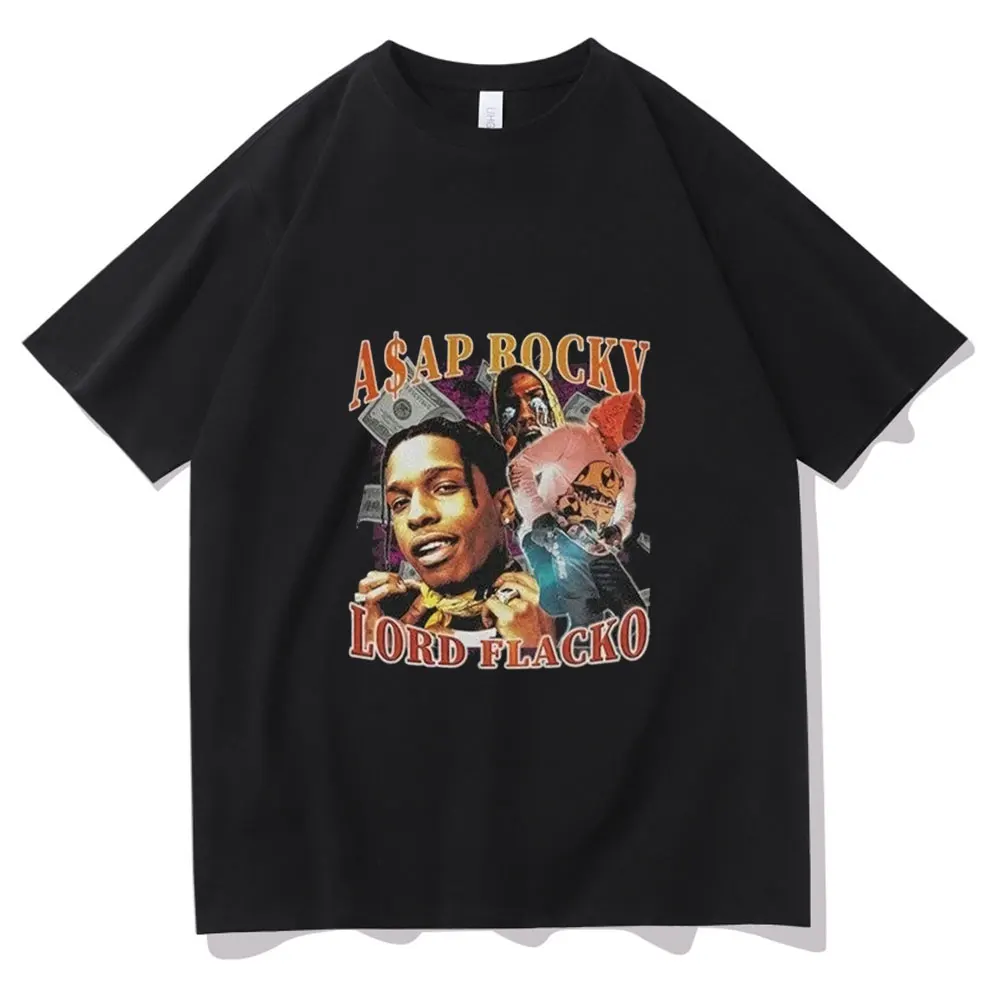 Awesome ASAP Rocky Lord Flacko Tshirt Men Women Hip Hop Rap Playboi Carti T-shirt Skateboard Fashion EU Size Street Short Sleeve
Awesome ASAP Rocky Lord Flacko Tshirt Men Women Hip Hop Rap Playboi Carti T-shirt Skateboard Fashion EU Size Street Short Sleeve