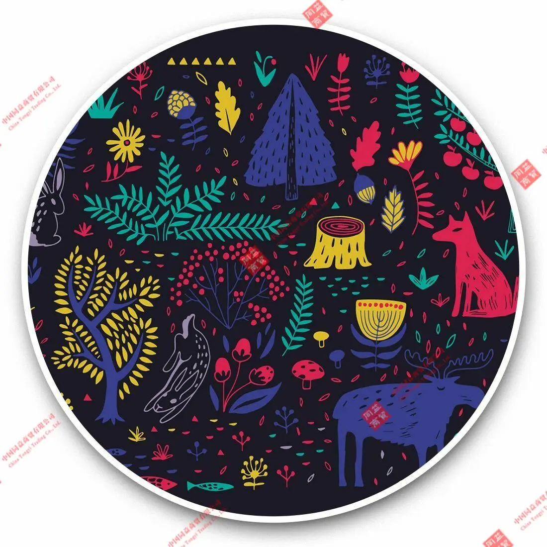 Personality Vinyl Stickers - Forest Animals Pattern Scandinavian Racing Motorcycle Helmet Stickers
Personality Vinyl Stickers - Forest Animals Pattern Scandinavian Racing Motorcycle Helmet Stickers