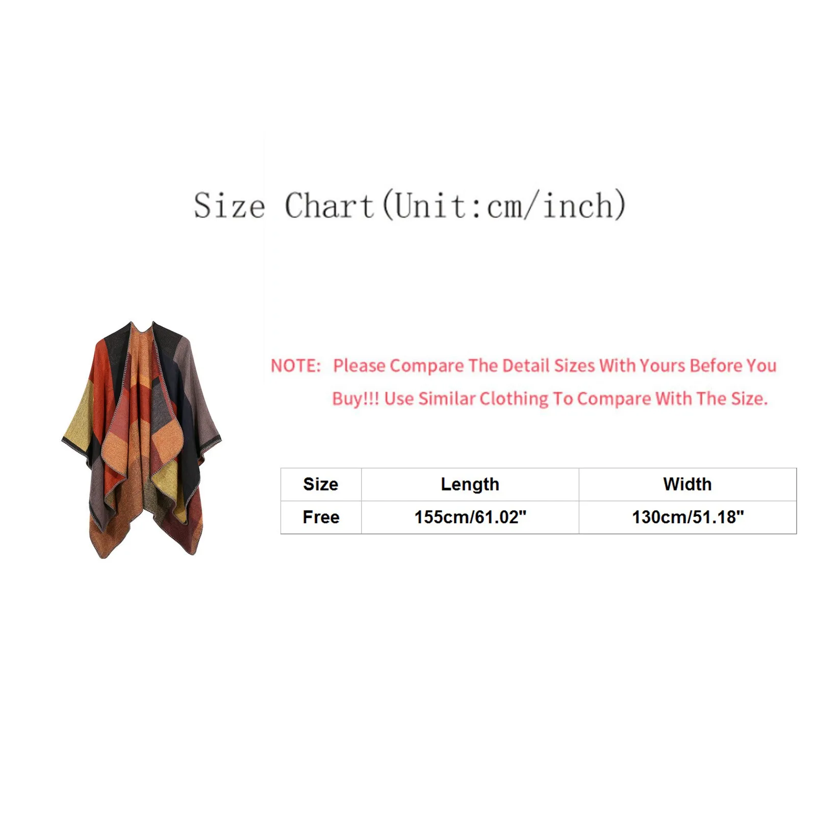 2021 Shawl Women Autumn And Winter Winter Long Imitation Cashmere Wild Cloak Air Conditioning Thick Warm Cloak Coat
2021 Shawl Women Autumn And Winter Winter Long Imitation Cashmere Wild Cloak Air Conditioning Thick Warm Cloak Coat