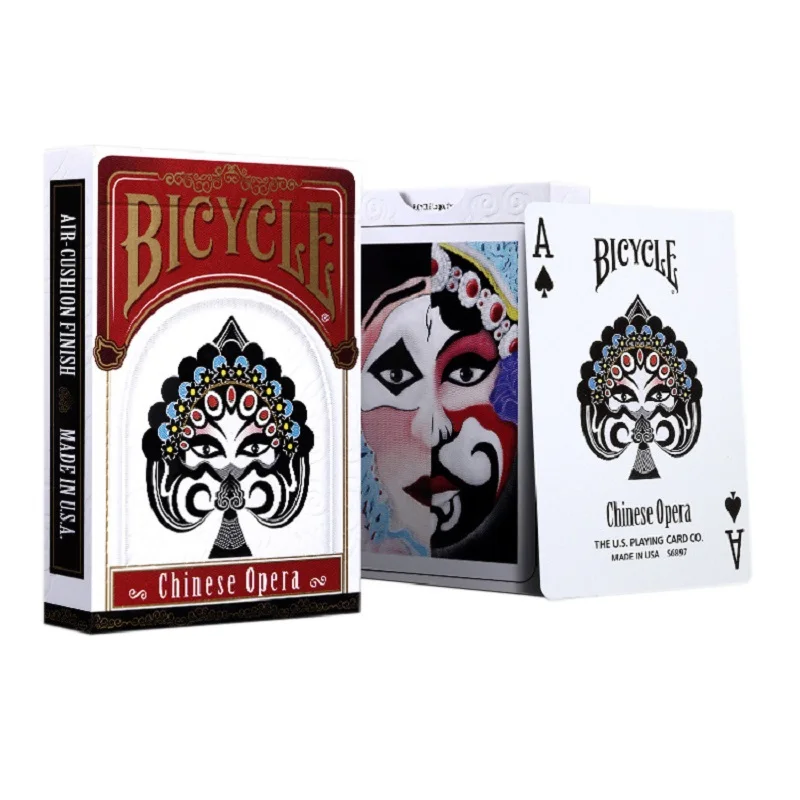 Bicycle Chinese Opera Playing Cards Poker Size USPCC Collectable Deck Magic Card Games Magic Tricks Props for Magician
Bicycle Chinese Opera Playing Cards Poker Size USPCC Collectable Deck Magic Card Games Magic Tricks Props for Magician