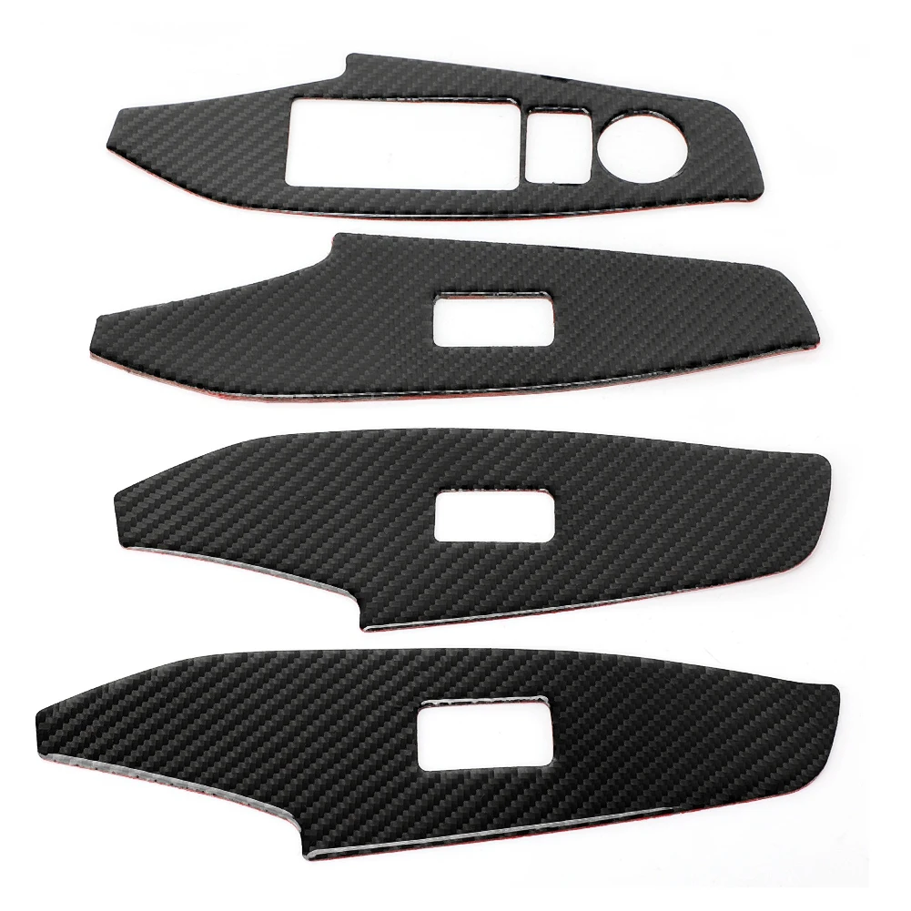 4Pcs Carbon Fiber Window Lift Button Control Panel Cover Trim Frame for Mazda3 Axela 2014-2018
4Pcs Carbon Fiber Window Lift Button Control Panel Cover Trim Frame for Mazda3 Axela 2014-2018
