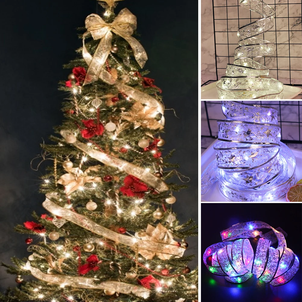 4M LED String Lights Waterproof Flexible Copper Wire Ribbon Bows Fairy Lights for Party Weddings Holiday Christmas Tree Decor
4M LED String Lights Waterproof Flexible Copper Wire Ribbon Bows Fairy Lights for Party Weddings Holiday Christmas Tree Decor