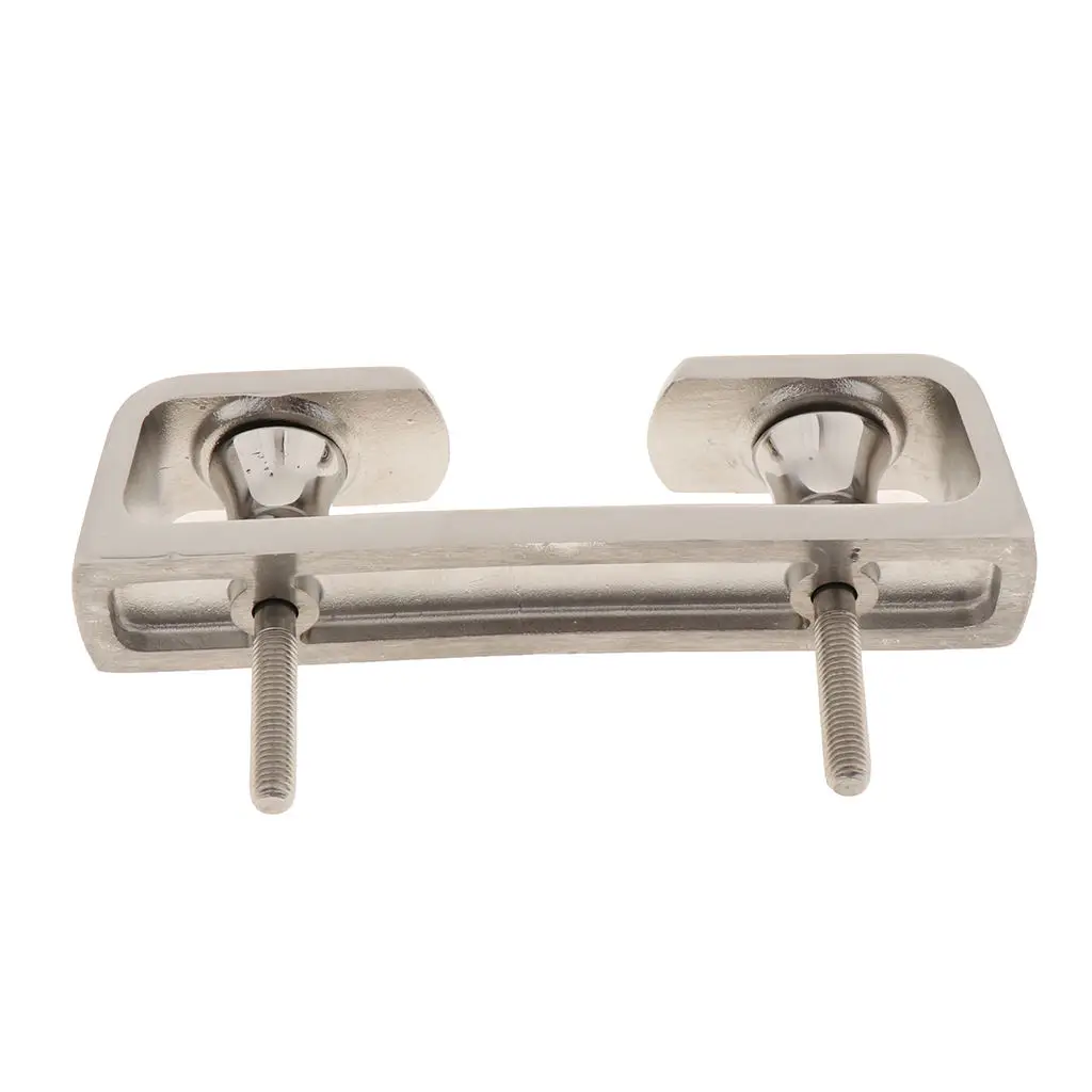 Bow Chocks Cleat 8-Inch for Boats Marine 316 Stainless Steel, Include Two 316 Screws
Bow Chocks Cleat 8-Inch for Boats Marine 316 Stainless Steel, Include Two 316 Screws
