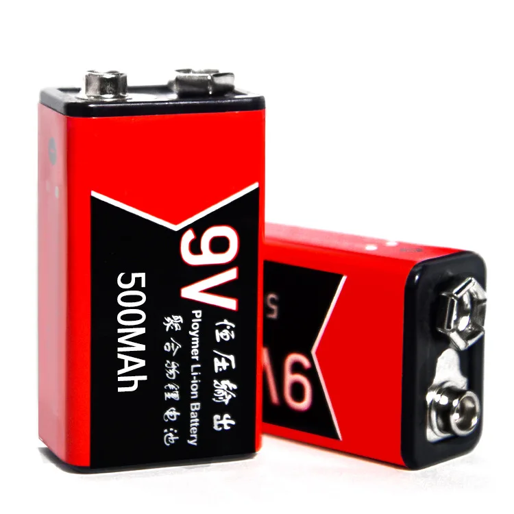 9v battery 9v rechargeable battery medical microphone universal meter 500MAh capacity
9v battery 9v rechargeable battery medical microphone universal meter 500MAh capacity