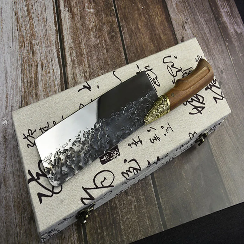 Little Cook sharp kitchen chef knife handmade fixed blade Chinese meat cleaver forged vegetable cutter cooking tools accessories
Little Cook sharp kitchen chef knife handmade fixed blade Chinese meat cleaver forged vegetable cutter cooking tools accessories