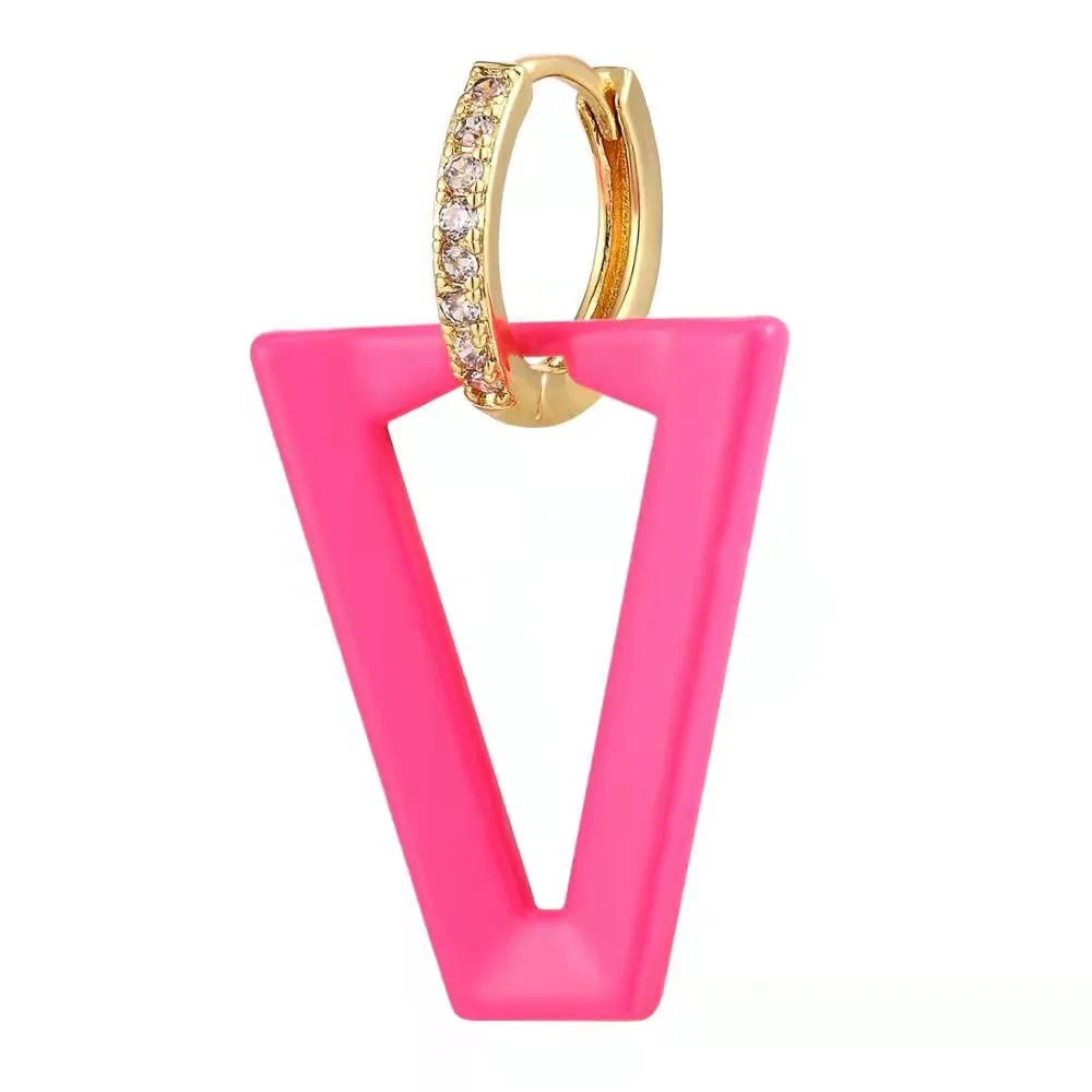 1piece ,Colorful Triangle, Hole Drop Earring, Wholesale, for Women, Neon Fluorescent Jewelry
1piece ,Colorful Triangle, Hole Drop Earring, Wholesale, for Women, Neon Fluorescent Jewelry