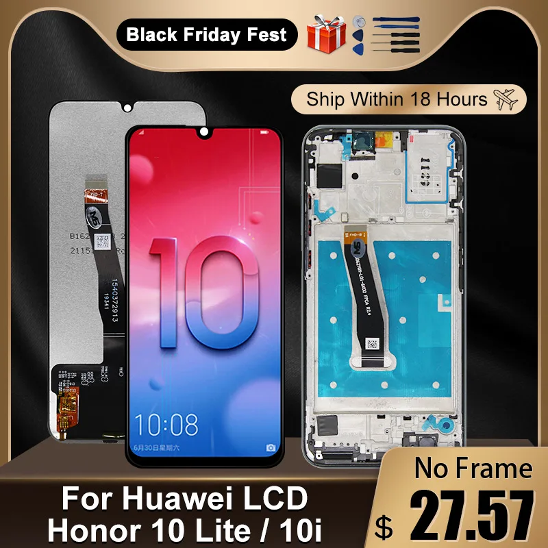 Original 6.21" For Huawei Honor 10 Lite LCD Display Touch Screen For Honor 10i LCD HRY-LX1 HRY-LX1T HRY-AL00a Replacement Parts
Original 6.21" For Huawei Honor 10 Lite LCD Display Touch Screen For Honor 10i LCD HRY-LX1 HRY-LX1T HRY-AL00a Replacement Parts