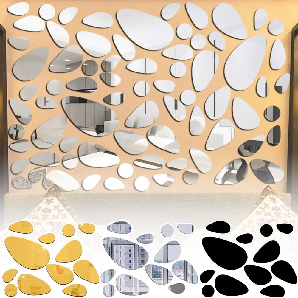 Living Room Ornament Self-adhesive Home Decorations 3D Pebble Decals Mirror Surface Vinyl Mural Art Wall Stickers 
Living Room Ornament Self-adhesive Home Decorations 3D Pebble Decals Mirror Surface Vinyl Mural Art Wall Stickers