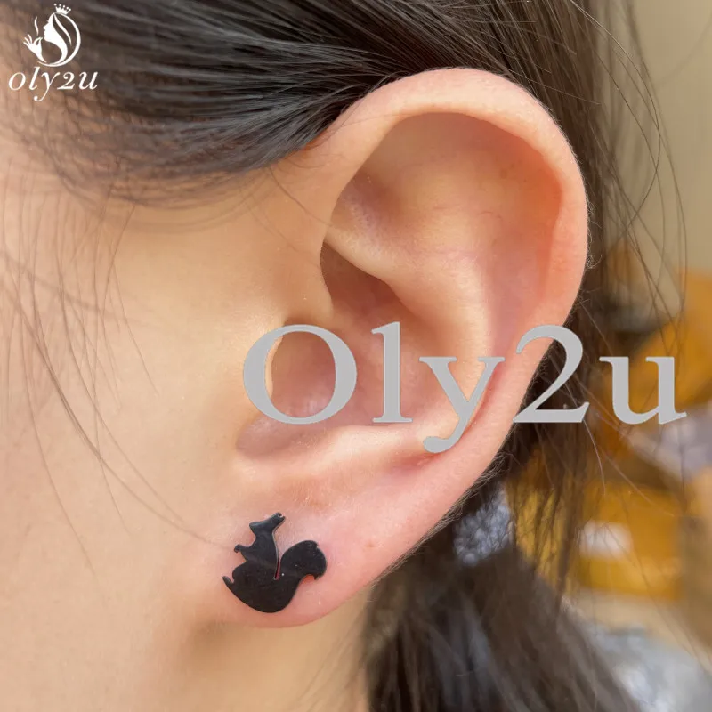 Fashion Cartoon Squirrel Stud Earrings Hedgehog Monkey Dog Deer Earing Animal Jewelry Children Christmas Gift boucle d'oreille
Fashion Cartoon Squirrel Stud Earrings Hedgehog Monkey Dog Deer Earing Animal Jewelry Children Christmas Gift boucle d'oreille
