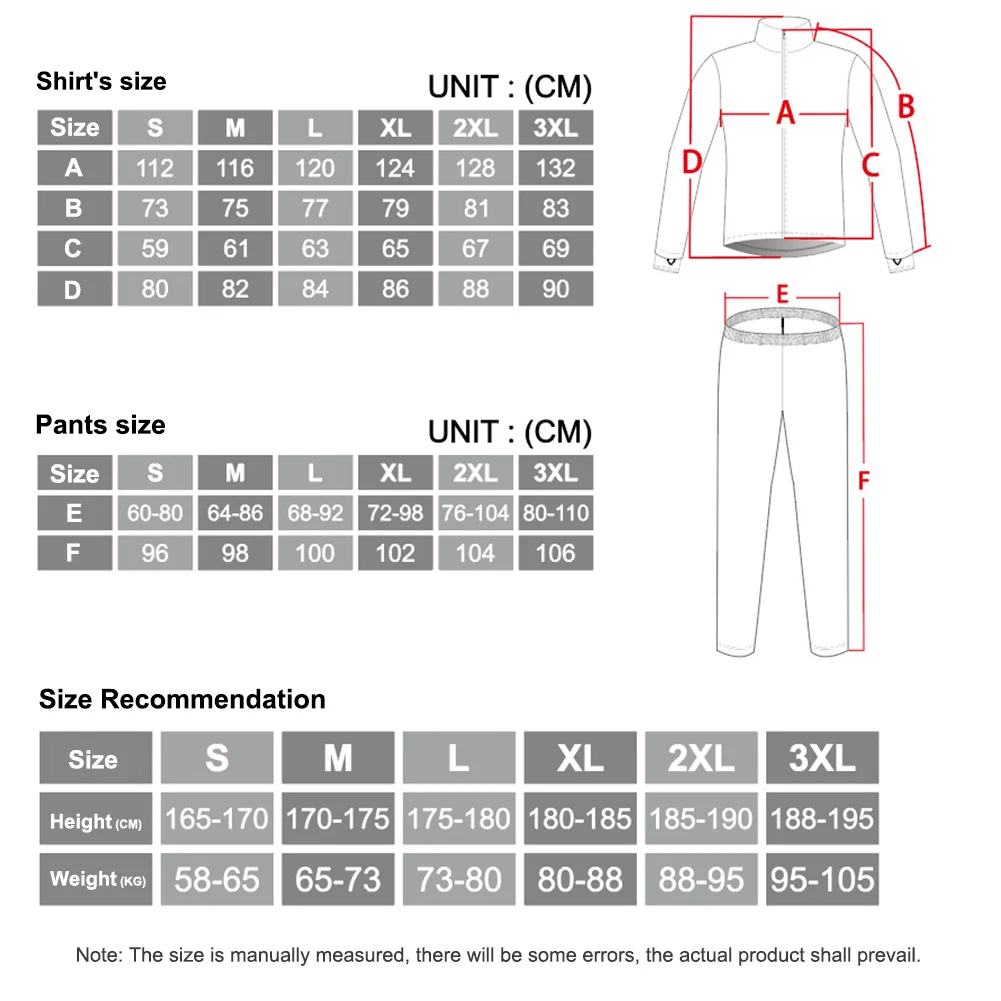 3 Layer Winter Waterproof Men Cycling Sets FleeceWarm Long Sleeve Jackets Reflective Snow Coat Sportswear Motocross Tops
3 Layer Winter Waterproof Men Cycling Sets FleeceWarm Long Sleeve Jackets Reflective Snow Coat Sportswear Motocross Tops