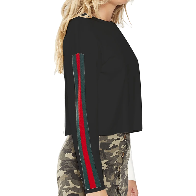 2021 Fall Cotton Women's Hoodie Hot Sale Round Neck Pullover Fashion Comfortable Casual Long Sleeve Sexy All-match Short Top 
2021 Fall Cotton Women's Hoodie Hot Sale Round Neck Pullover Fashion Comfortable Casual Long Sleeve Sexy All-match Short Top