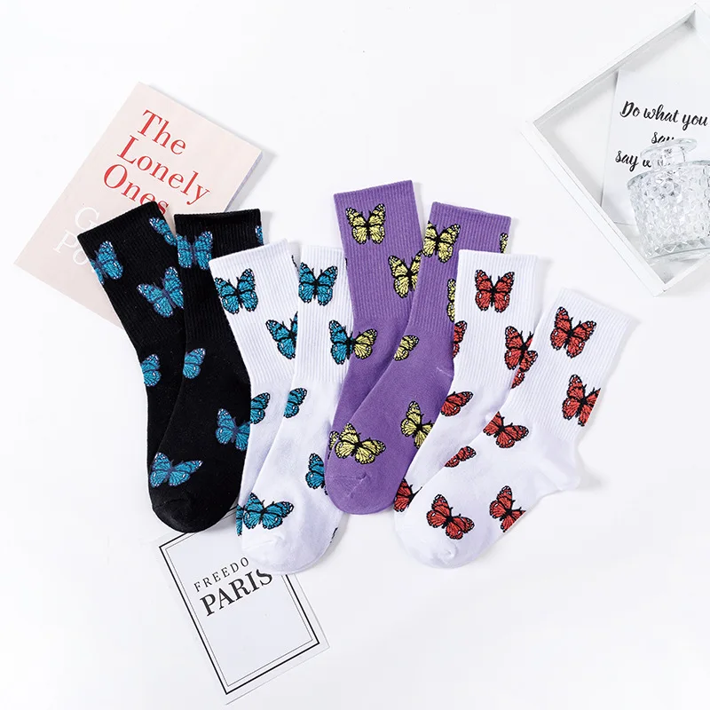 New Butterfly SocksSize 35-40 Men/Women Streetwear Harajuku Women Socks Fashion Skateboard Tube Sockings Woman Socks
New Butterfly SocksSize 35-40 Men/Women Streetwear Harajuku Women Socks Fashion Skateboard Tube Sockings Woman Socks