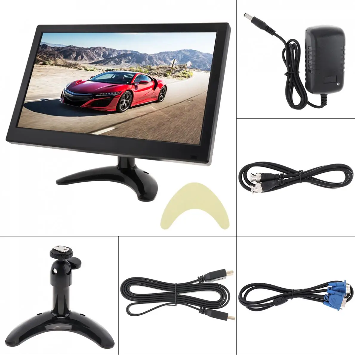 11.6 Inch HD IPS TFT LCD Color Car Monitor TV Computer MP5 Player 2 Video Input Security Monitor with Speaker AV BNC VGA HDMI
11.6 Inch HD IPS TFT LCD Color Car Monitor TV Computer MP5 Player 2 Video Input Security Monitor with Speaker AV BNC VGA HDMI