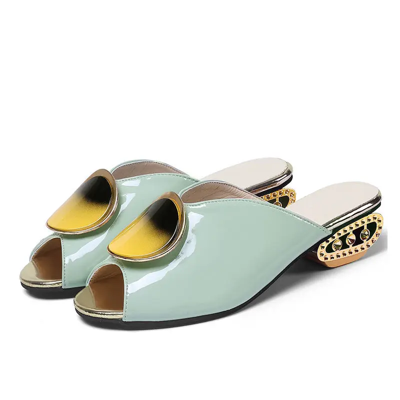 Women Slippers Elegant Slides 2021 Summer Outdoor Shoes Height Increasing 3.5cm Large Size 41
Women Slippers Elegant Slides 2021 Summer Outdoor Shoes Height Increasing 3.5cm Large Size 41