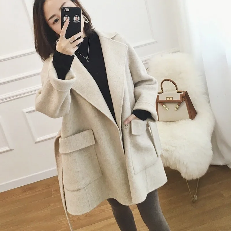 KMETRAM Autumn Winter Jacket Women Fashion Woolen Coat Female Jacket Thick Long Trench Coat Women Korean Jackets Abrigo Mujer MY
KMETRAM Autumn Winter Jacket Women Fashion Woolen Coat Female Jacket Thick Long Trench Coat Women Korean Jackets Abrigo Mujer MY