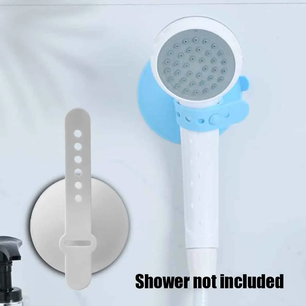 Waterproof Bathroom Accessories Adjustable Strap No Drilling Strong Suction Solid Shower Head Holder Wall Mounted Space Saving
Waterproof Bathroom Accessories Adjustable Strap No Drilling Strong Suction Solid Shower Head Holder Wall Mounted Space Saving