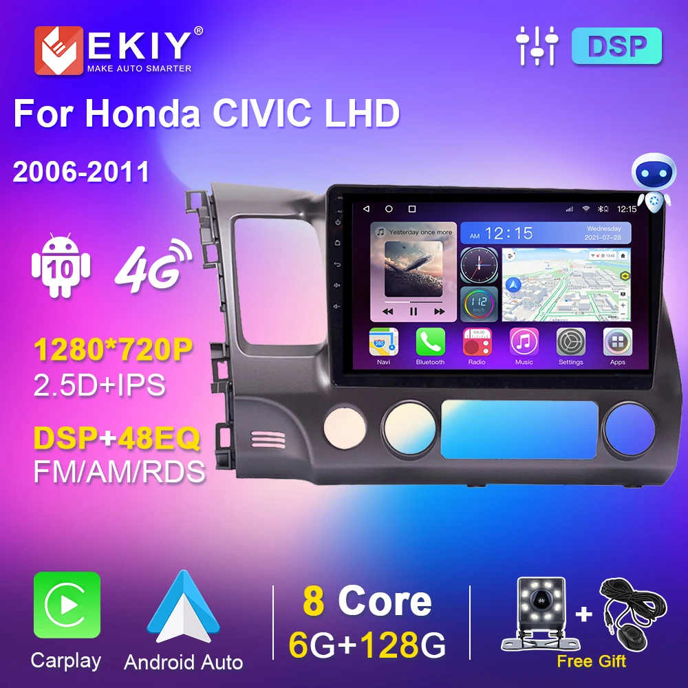 Autoradio For Honda CIVIC 2006-2011 Android 10 Car Radio Multimedia Player Smart Navigation GPS Carplay Audio for Cars No 2 din
Autoradio For Honda CIVIC 2006-2011 Android 10 Car Radio Multimedia Player Smart Navigation GPS Carplay Audio for Cars No 2 din