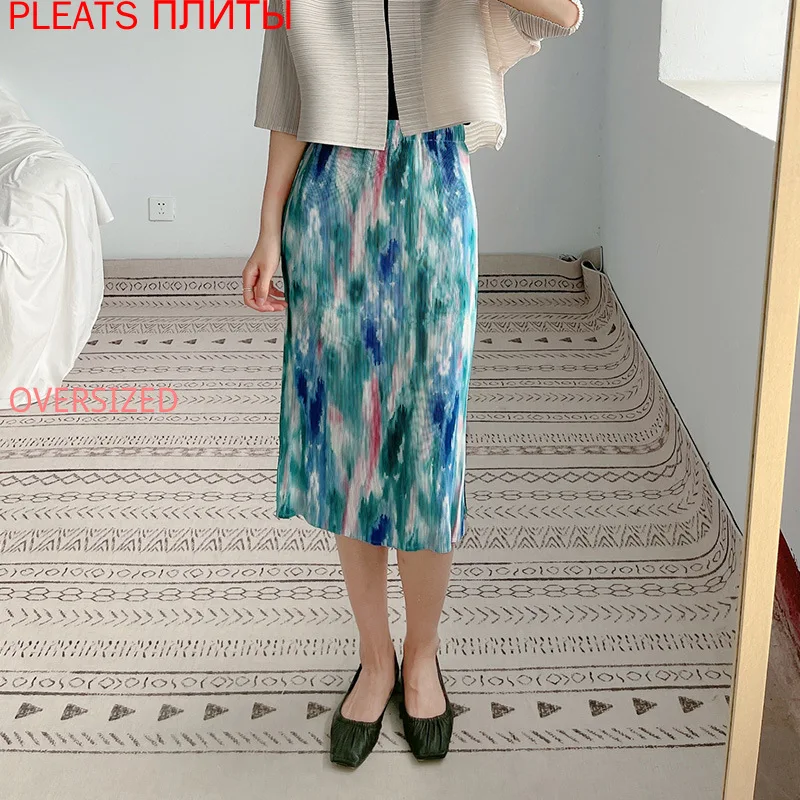 Miyake Fashion Pleated Skirt Female High Waist Summer New Style Thin Print Pacakge Hip Skirt PLEATS Skirts
Miyake Fashion Pleated Skirt Female High Waist Summer New Style Thin Print Pacakge Hip Skirt PLEATS Skirts