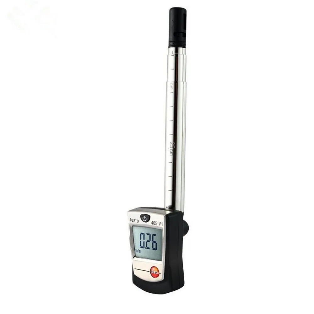 Testo 405-V1 Thermal Anemometer Handheld Digital Anemometer Indoor Air Speed Measuring Instrument With Duct Holder 0560 4053
Testo 405-V1 Thermal Anemometer Handheld Digital Anemometer Indoor Air Speed Measuring Instrument With Duct Holder 0560 4053