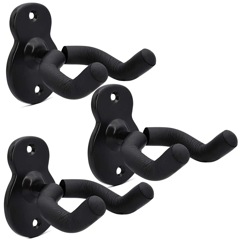 3 Pcs Guitar Wall Mount Hanger,Electric Classical Bass Guitar Hooks Ukulele Wall Stands for Home and Studio
3 Pcs Guitar Wall Mount Hanger,Electric Classical Bass Guitar Hooks Ukulele Wall Stands for Home and Studio