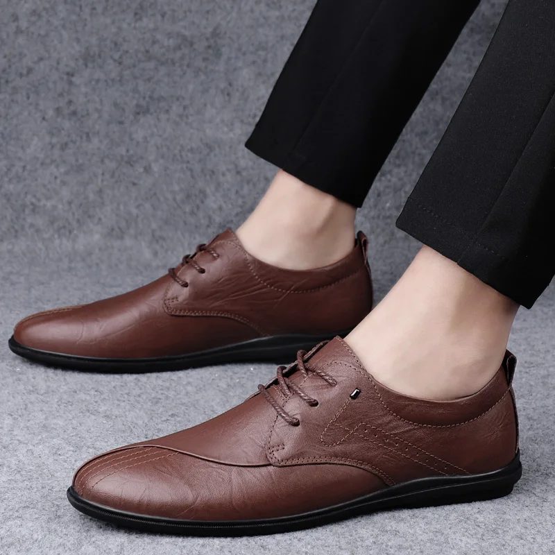 Casual Sneaker Men's Leather Shoes Fashion Men For Causal Flat Man Black Leisure 2020 Mens Loafers
Casual Sneaker Men's Leather Shoes Fashion Men For Causal Flat Man Black Leisure 2020 Mens Loafers