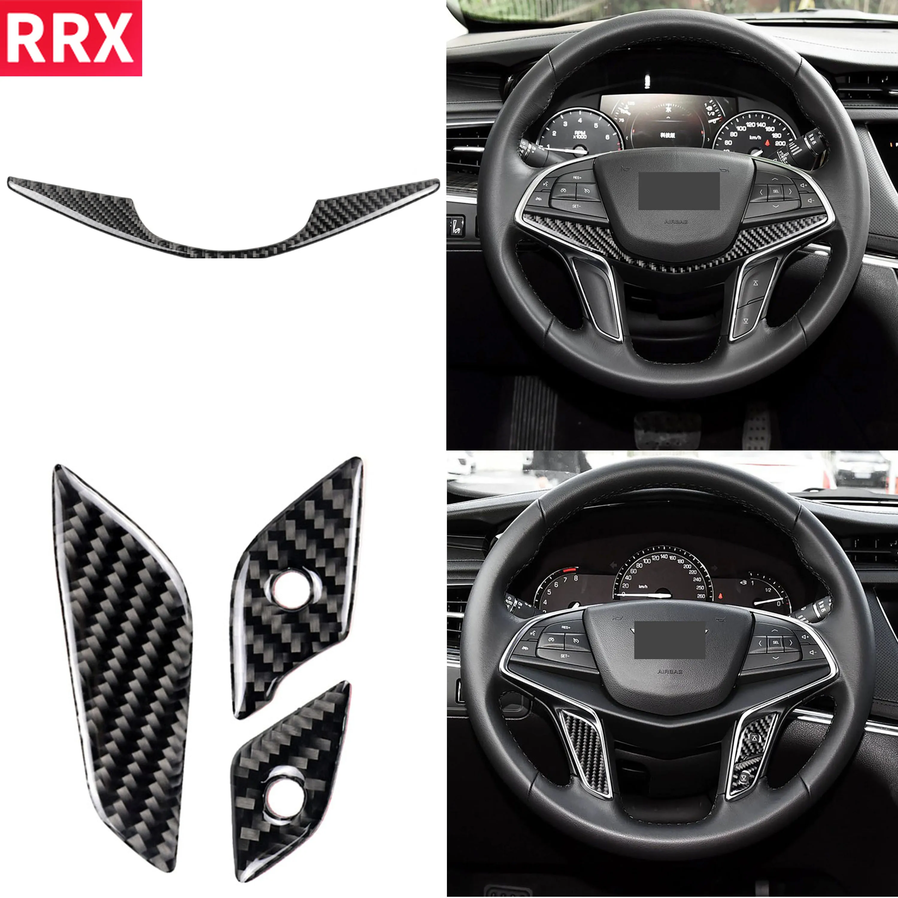 RRX for Cadillac XT5 2016 2017 Carbon Steering Wheel Sticker Buttons Switch Cover Decorative Interior Refit Trim 3D Car Styling
RRX for Cadillac XT5 2016 2017 Carbon Steering Wheel Sticker Buttons Switch Cover Decorative Interior Refit Trim 3D Car Styling