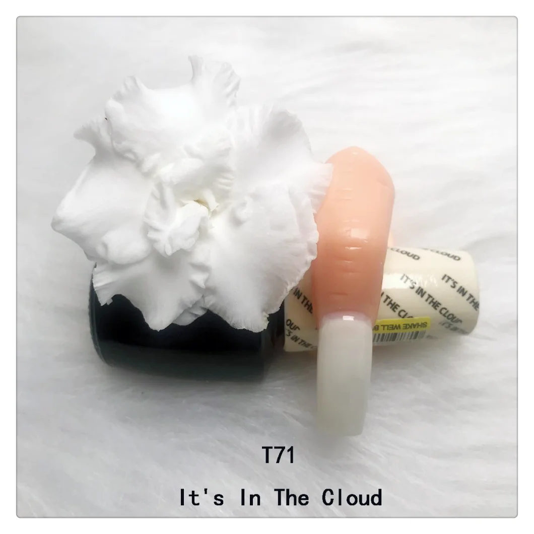 Лак для ногтей полуперманентный OPIE T71 It IN THE CLOUD Gel УФ светодиодная лампа лак