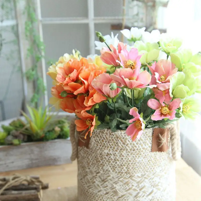 Artificial spring scenery cosmos european high-grade simulation daisy flowers fake plants home shop decor
Artificial spring scenery cosmos european high-grade simulation daisy flowers fake plants home shop decor