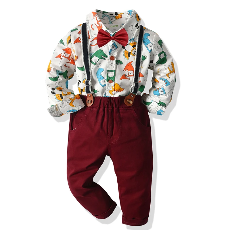 Autumn Boy Gentleman Suit Fashion Kids Boy Long Sleeve Shirts+Overalls 2PCS Sets Children Infant Party Clothing Outfits
Autumn Boy Gentleman Suit Fashion Kids Boy Long Sleeve Shirts+Overalls 2PCS Sets Children Infant Party Clothing Outfits