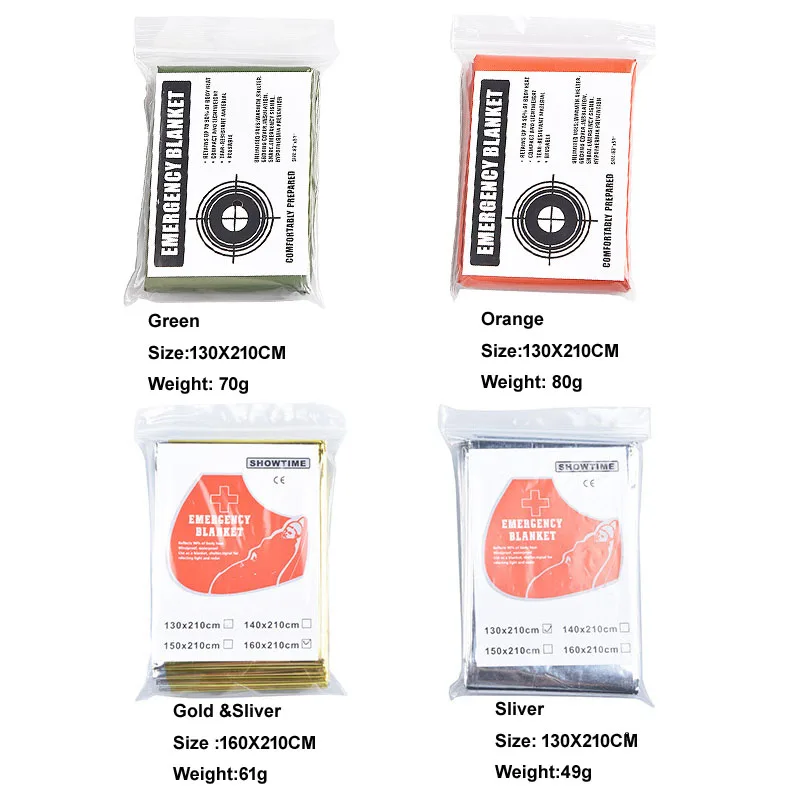 Emergency Blanket Survival Kit Emergency Shelter Thermal Mylar Space Survival Gear Rescue Shelter Outdoor Camping Accessories
Emergency Blanket Survival Kit Emergency Shelter Thermal Mylar Space Survival Gear Rescue Shelter Outdoor Camping Accessories