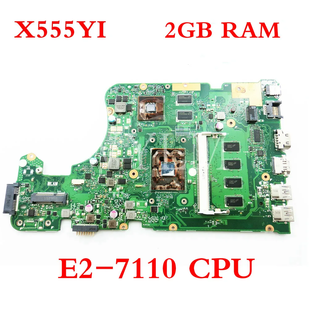 X555YI E2-7110CPU 2GB RAM mainboard REV2.0 For ASUS X555D A555D X555DG X555YI laptop motherboard Tested Working 90NB09C0-R00020
X555YI E2-7110CPU 2GB RAM mainboard REV2.0 For ASUS X555D A555D X555DG X555YI laptop motherboard Tested Working 90NB09C0-R00020