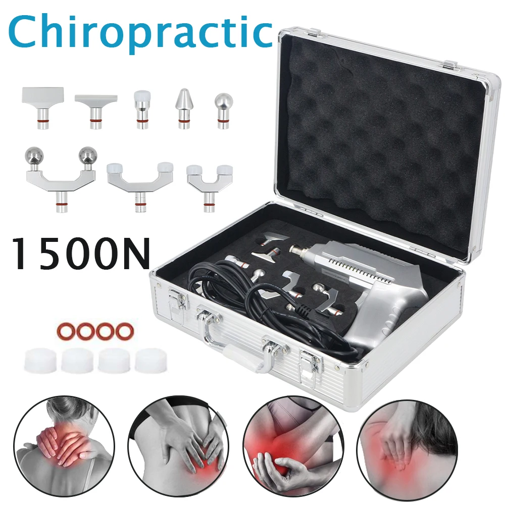 Chiropractic Adjustment Tool 1500N Electric Gun Heat-Resisting Therapy Cervical Muscle Neck Back Massage Machine Reduce Pain2022
Chiropractic Adjustment Tool 1500N Electric Gun Heat-Resisting Therapy Cervical Muscle Neck Back Massage Machine Reduce Pain2022