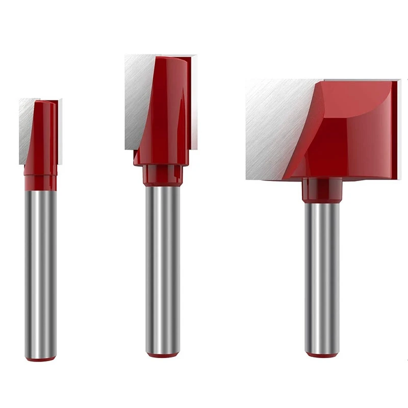 NEW-3Pcs Cleaning Bottom Router Bit Set 6mm Shank Double Flute Carbide Cutter Flat Spoilboard Surfacing Planing Tool
NEW-3Pcs Cleaning Bottom Router Bit Set 6mm Shank Double Flute Carbide Cutter Flat Spoilboard Surfacing Planing Tool