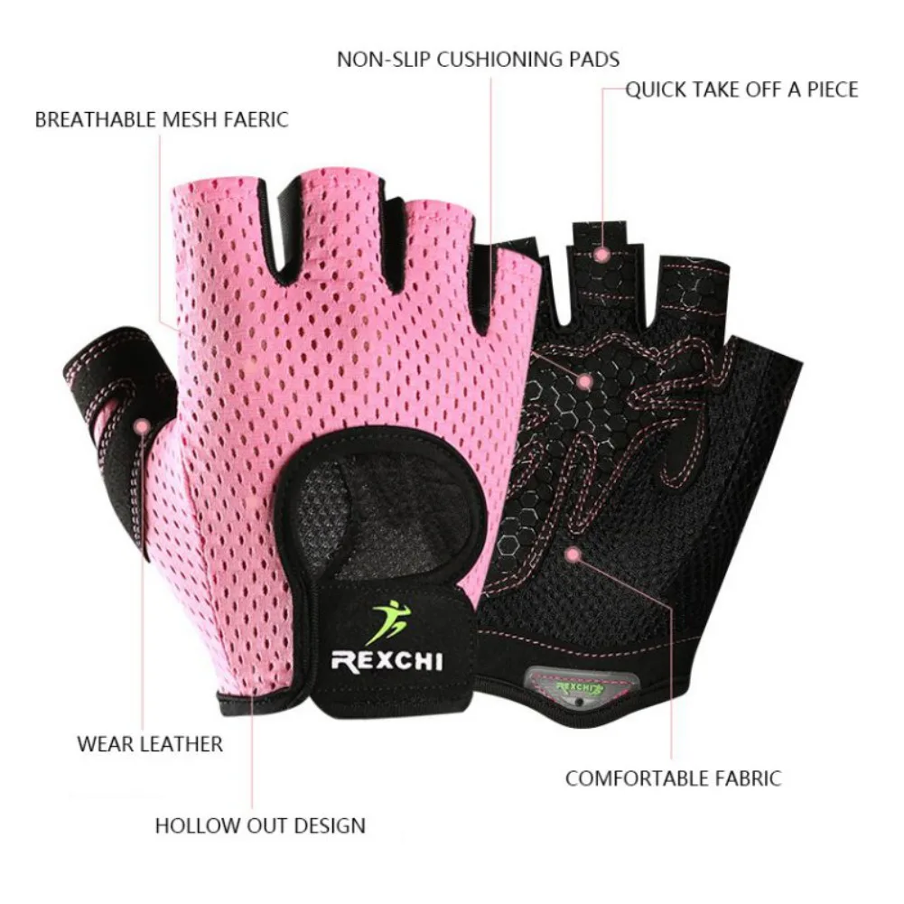 Useful Half Fingle Gloves Anti-Slip Sweatproof Breathable Touchscreen Cycling Gloves Sports Fitness Exercise Protection 2021
Useful Half Fingle Gloves Anti-Slip Sweatproof Breathable Touchscreen Cycling Gloves Sports Fitness Exercise Protection 2021