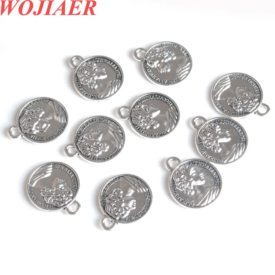 WOJIAER 20pcs/lot 16mm Small Beads Metal Stainless Steel Coin Micro Pave Spacer Beads for Jewelry DIY Making Accessories PM2232
WOJIAER 20pcs/lot 16mm Small Beads Metal Stainless Steel Coin Micro Pave Spacer Beads for Jewelry DIY Making Accessories PM2232